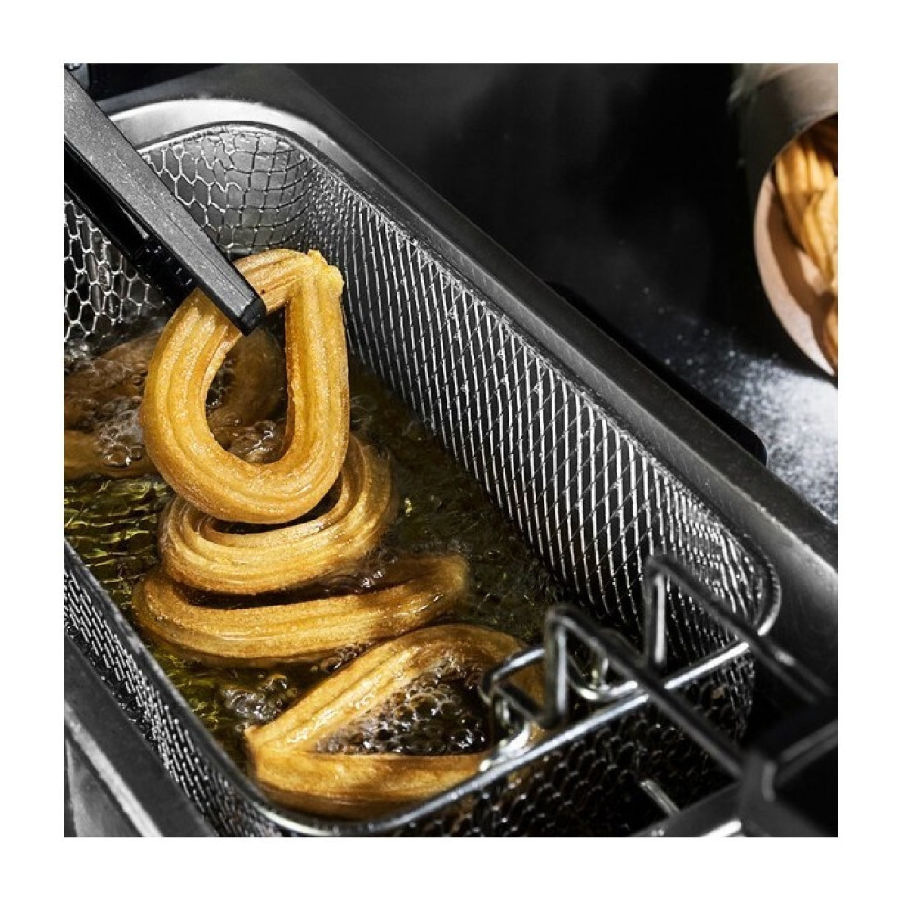 Cecotec Friteuse Électrique CleanFry 3 L. 3 L, Jusqu’à 190 ºC, Cuve Émaillée qui