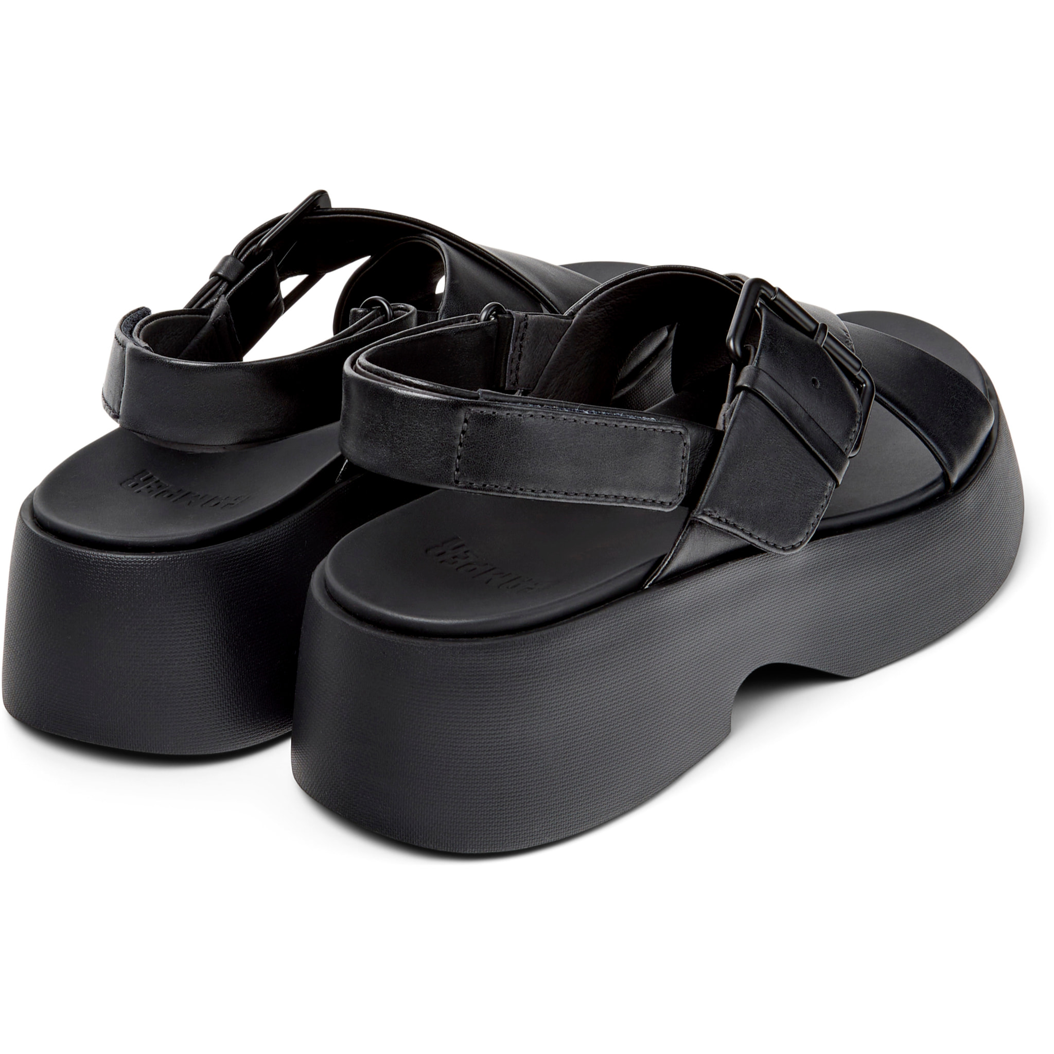 Sandalias - CAMPER Tasha - Negro - Cuero liso