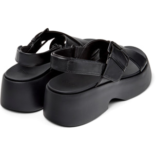 Sandalias - CAMPER Tasha - Negro - Cuero liso