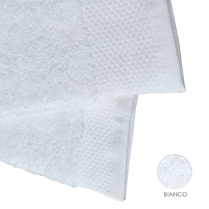 Set asciugamano ospite 3 pezzi bianco