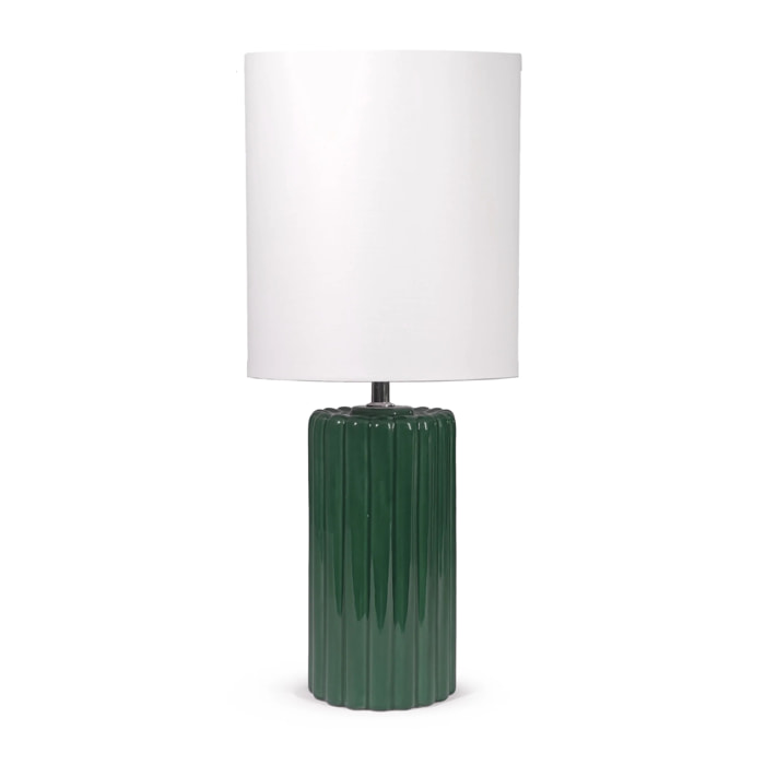 Lampe à poser en céramique verte - Palladio