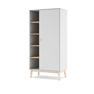 Armario juvenil Misty Breeze Blanco - Oak Soft