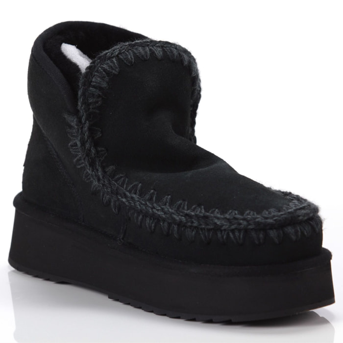 Boots Mou MINI ESKIMO PLAT Nero