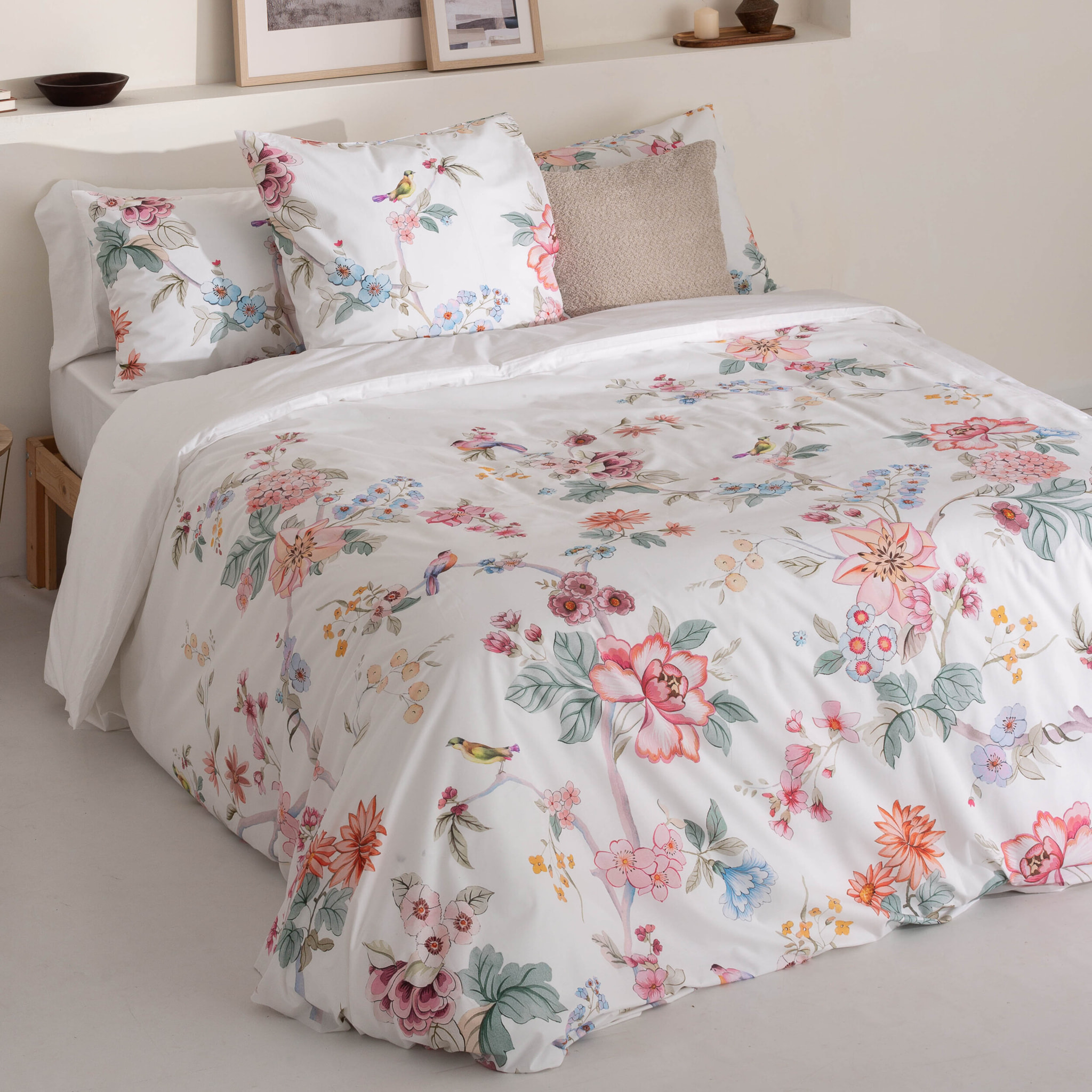 Housse de couette nordique blanche