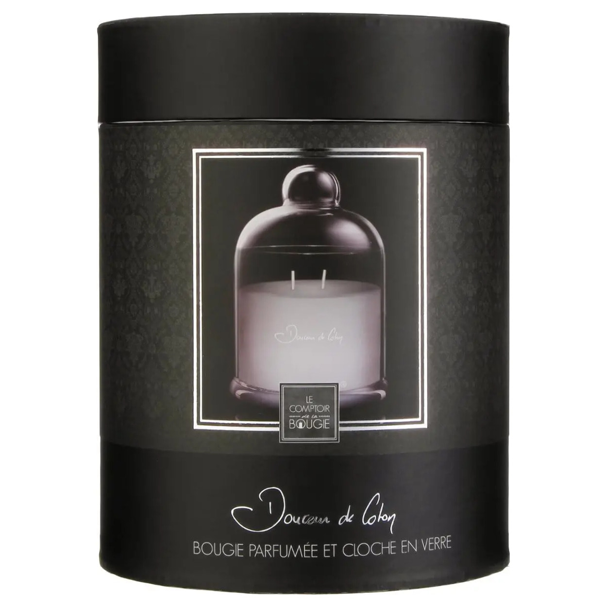 Bougie parfumée cloche "Loyd" - vanille - caramel 650g