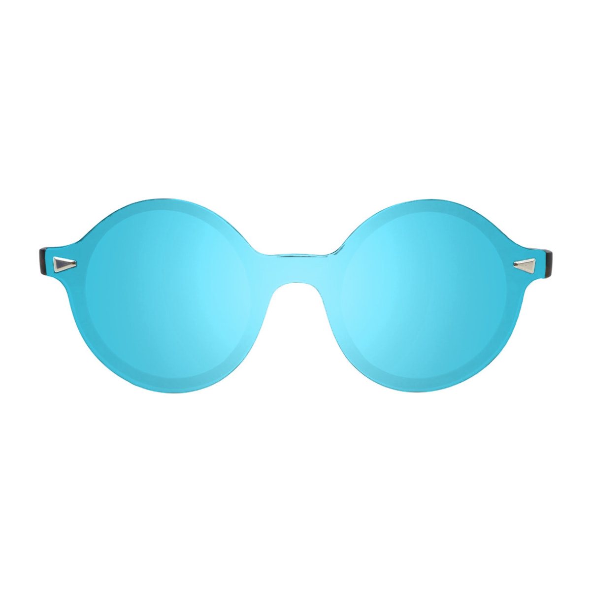 Gafas de sol PALO ALTO PORTLAND - Mate demi marrón y revo azul cielo / Plana