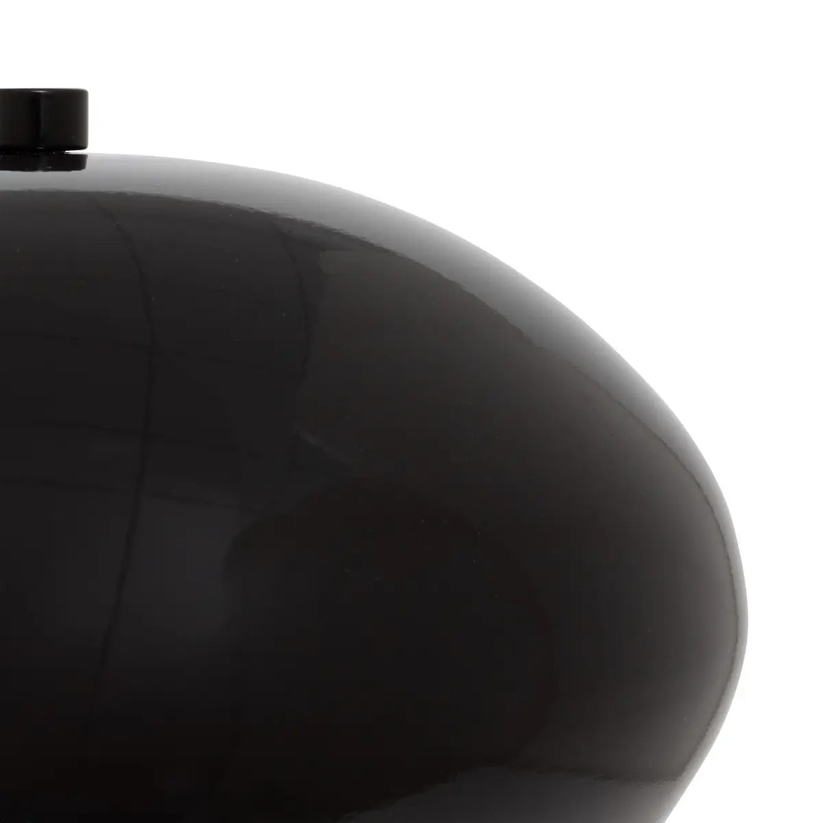 Lampe champignon à poser "Savio" noir H38cm