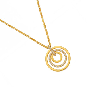 Collar Feral acabado oro amarillo 18k