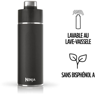 Bouteille isotherme NINJA Thirsti 530ml Travel Bottle Black