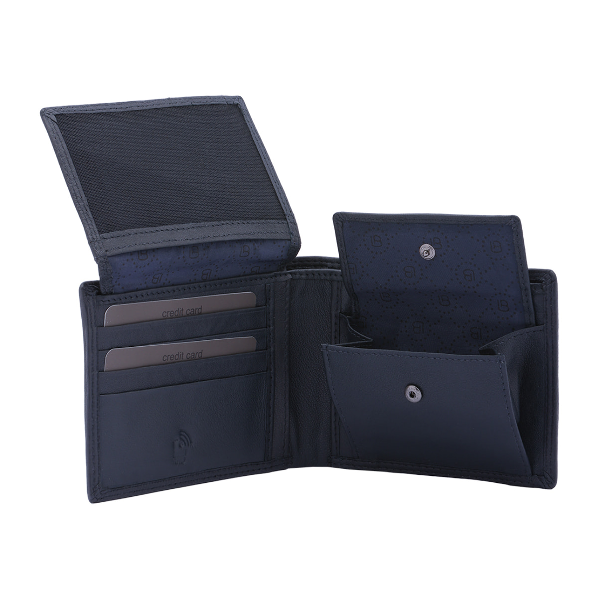 Portafoglio  da uomo In Vera pelle Made in Italy 12x9,5x3 cm