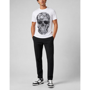 PHILIPP PLEIN Camiseta de cuello redondo y manga corta SKULL