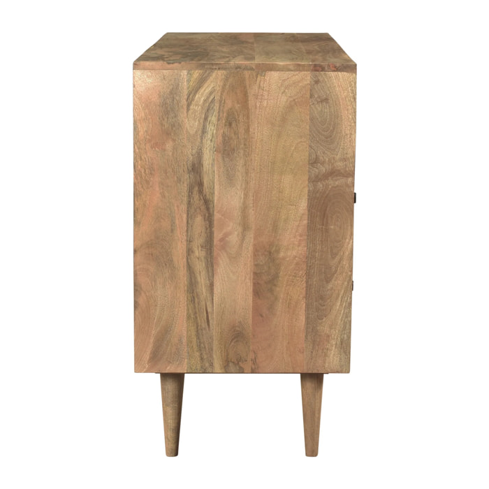 Commode en bois 6 tiroirs à motifs - Tali
