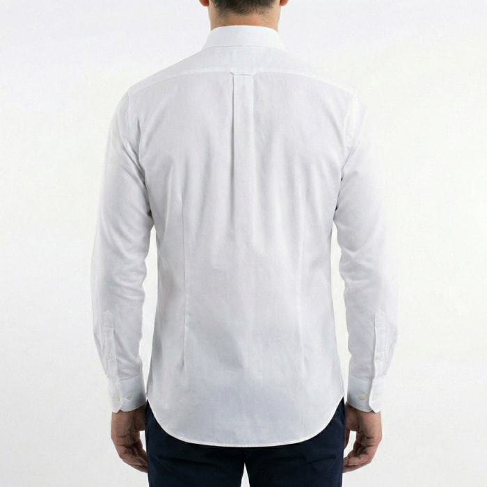 Camicia collo francese slim fit