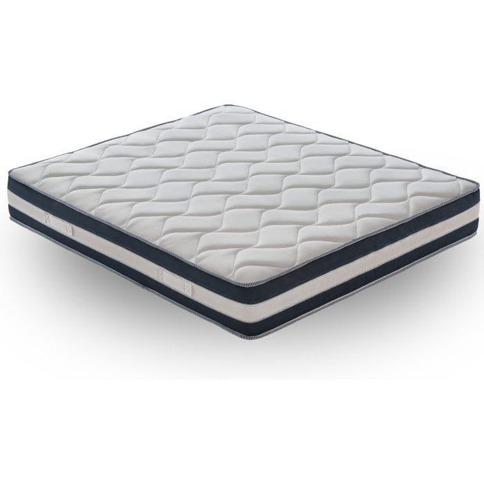Materasso 200x200 in Memory Foam - Altezza 26 cm - 9 Zone di comfort - Memory Gel Rinfrescante