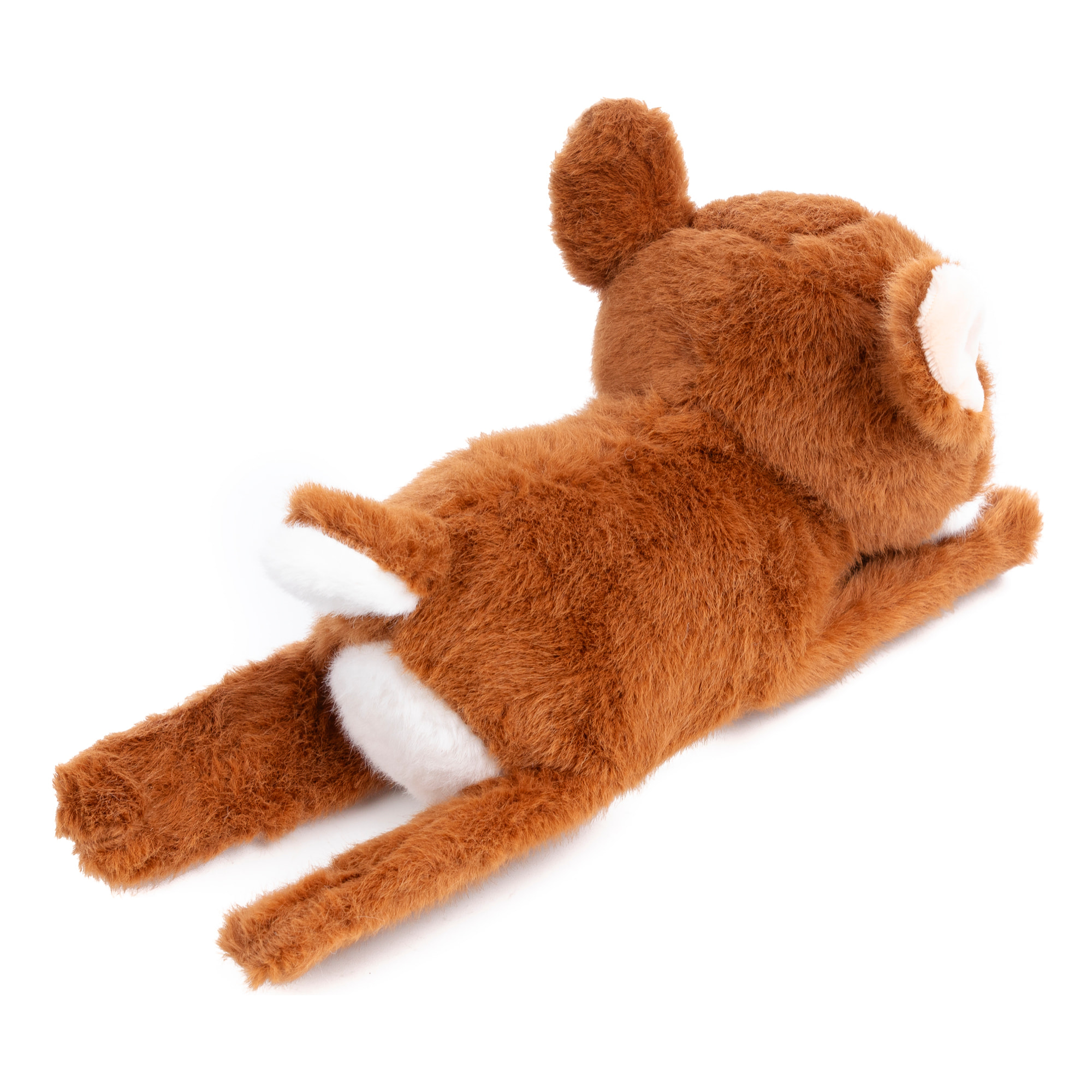 Peluche extra morbido e soffice. Design cervo con meccanismo retrattile. 18 cm.