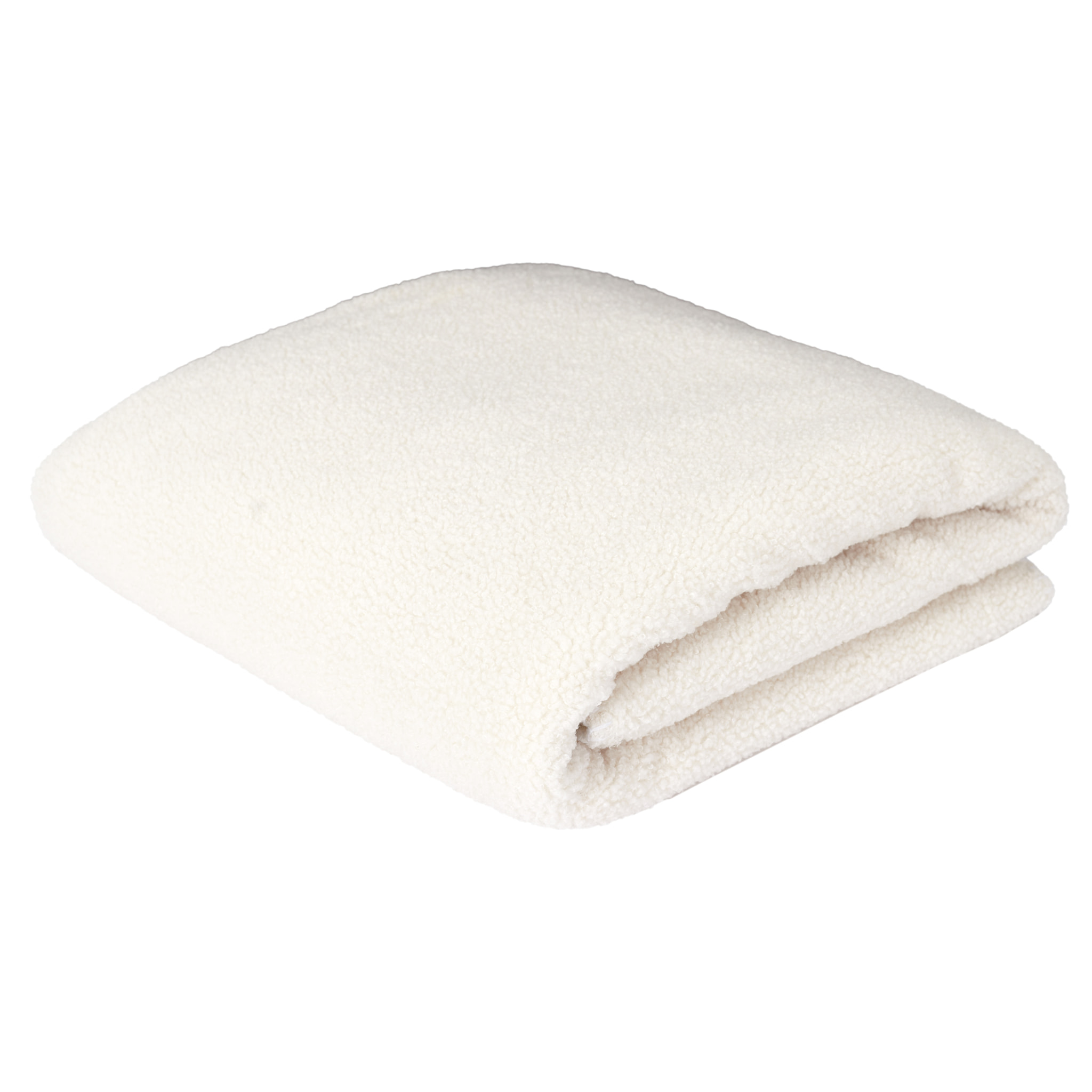 Plaid - HOME DECO FACTORY - Effet Sherpa - Beige