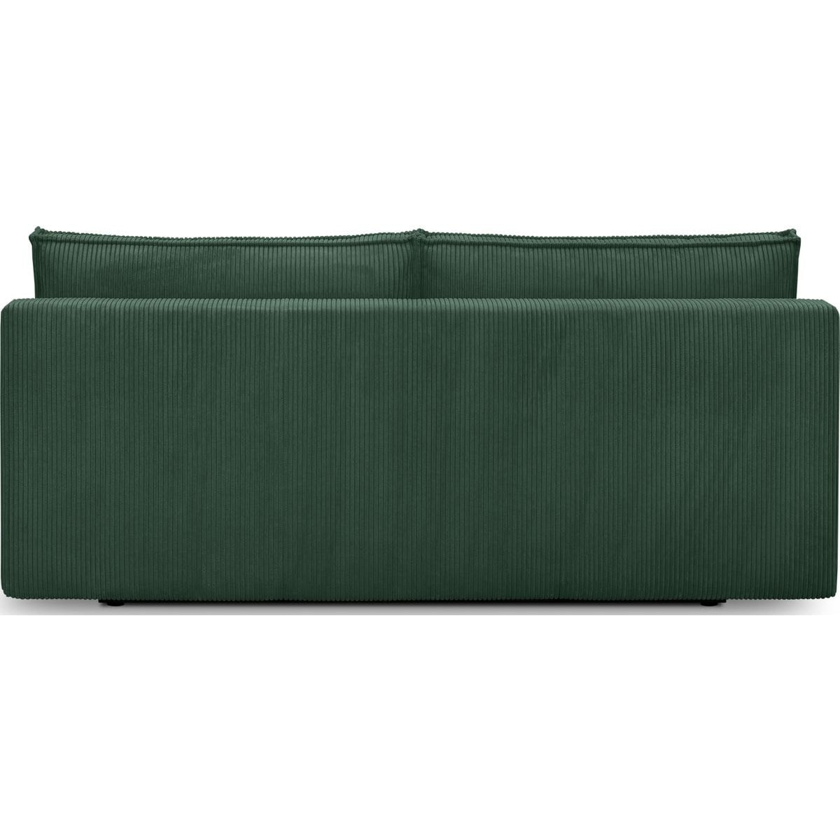 Canapé convertible 3 places en velours côtelé - MILLA