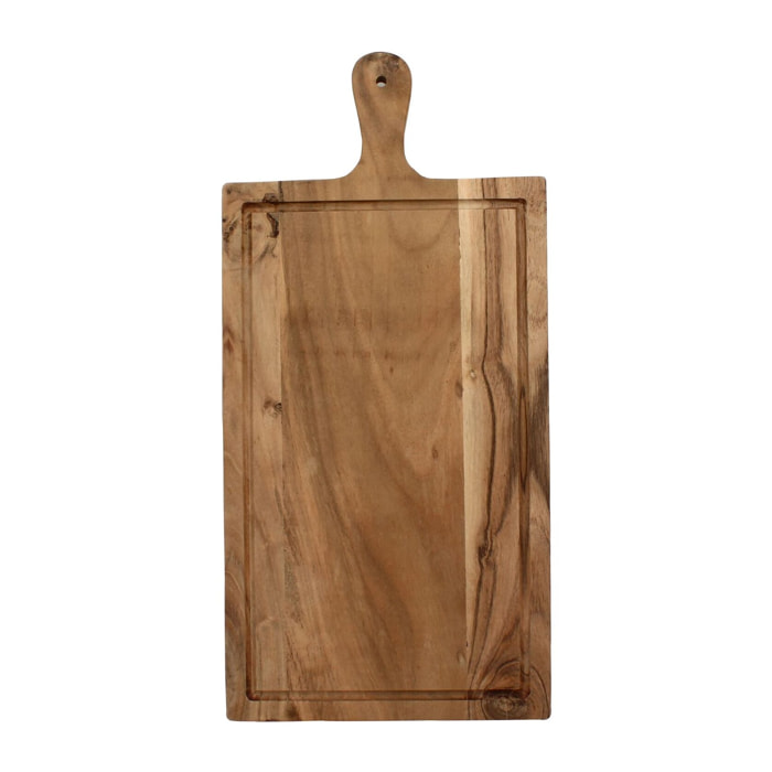 Planche à découper en bois d'acacia 52x25cm WOOD