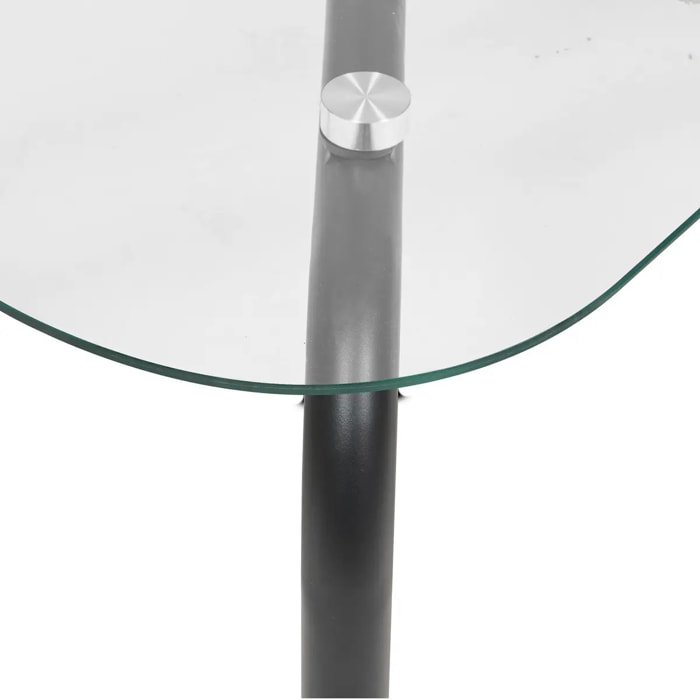 Table basse Hecate noir 110x60cm