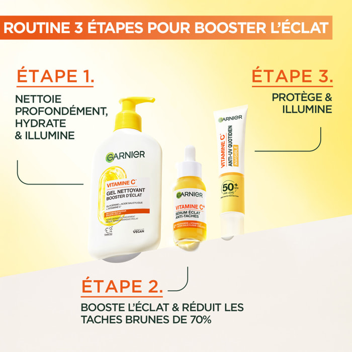 Garnier SkinActive Vitamine C Anti-UV Quotidien Invisible SPF50+ 40mL