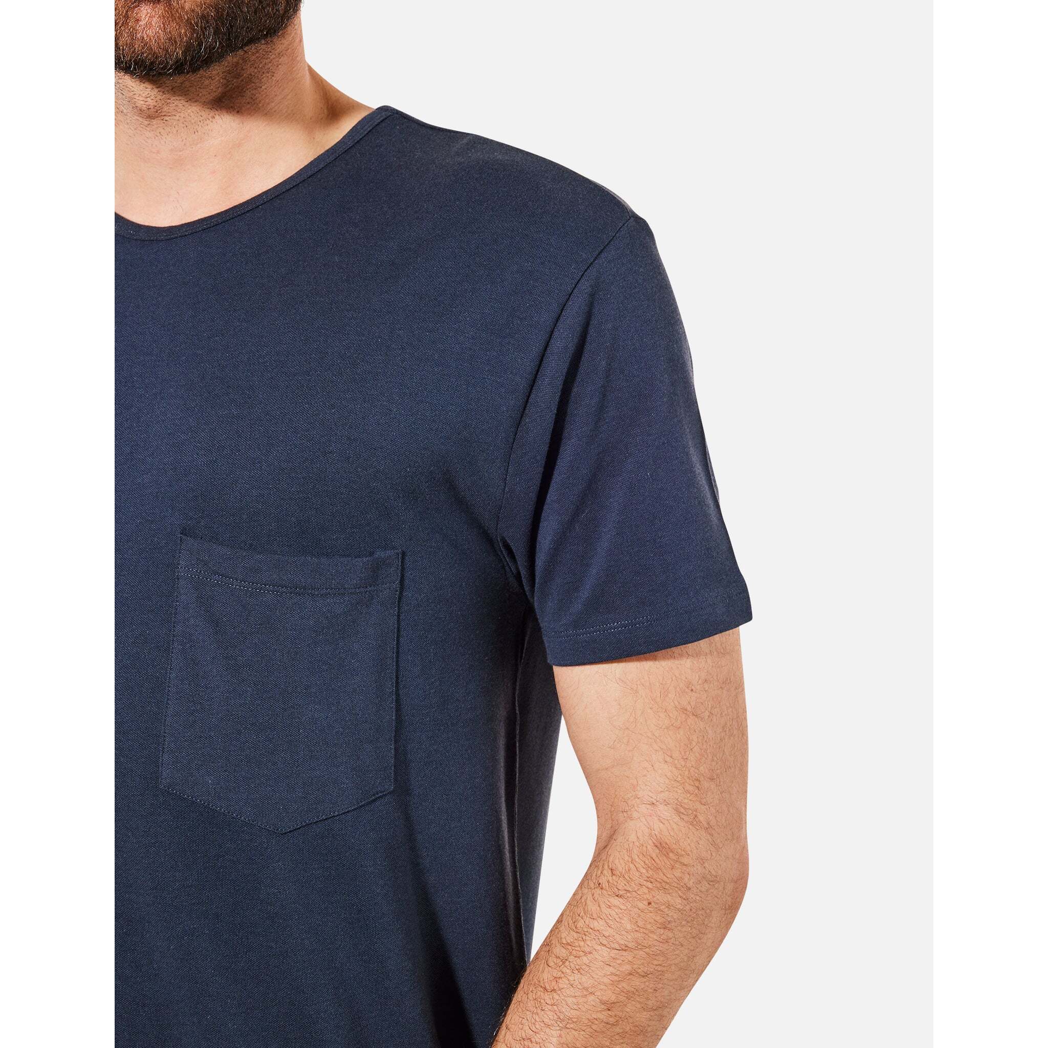 Camiseta Manga Corta Azul Marino - Vada