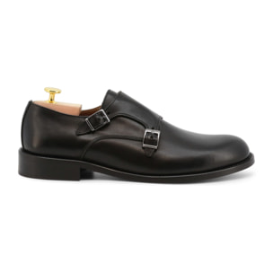 Zapatos Monkstrapa para Hombre - Duca di Morrone Daniel Leather Black