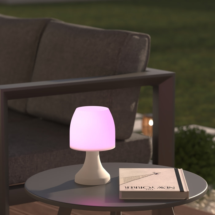 Lampe outdoor "Dokk" - multicolore H19 cm