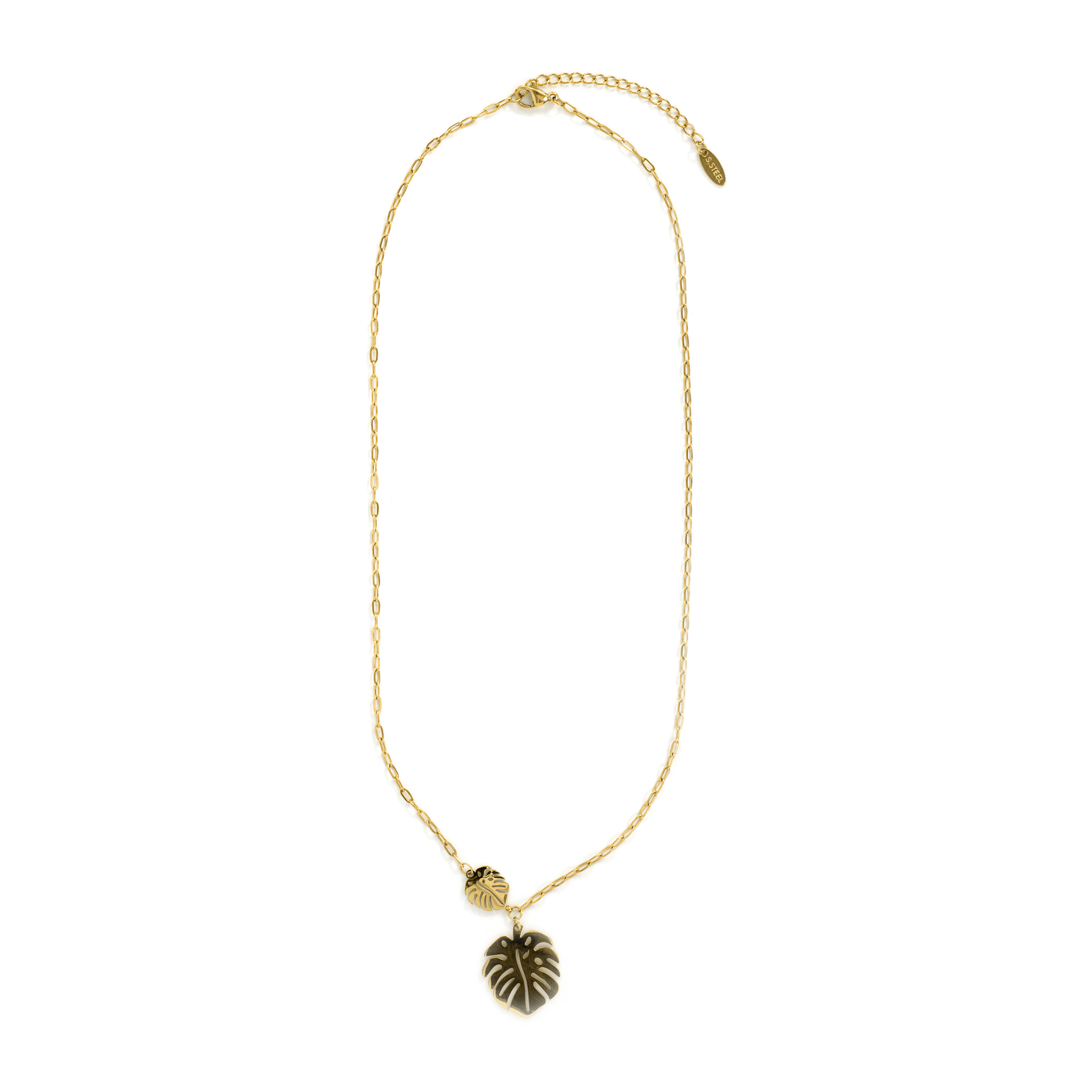 Collar acabado en oro amarillo de 18k