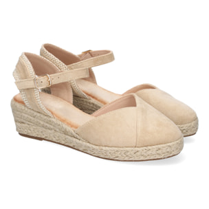 Sandalia de Cuña de Yute para Mujer, Comodas y Elegantes, Diseño Moderno con Tira Decorativa