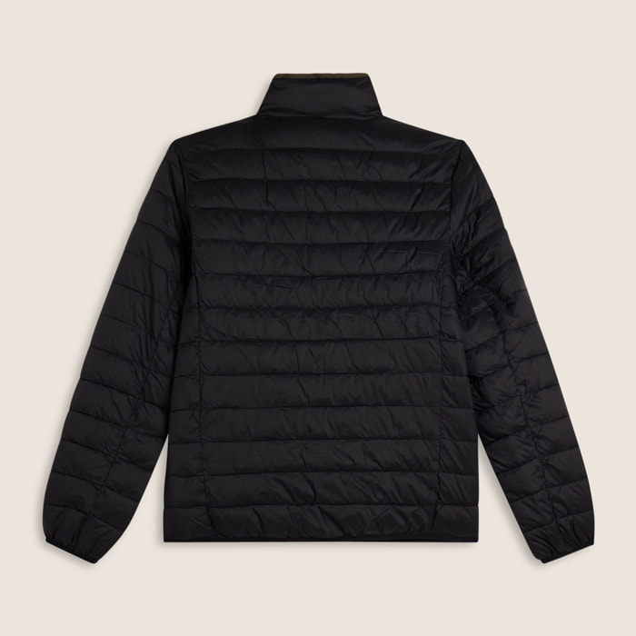 Giacca Imbottita Uomo con Collo Alto e Zip