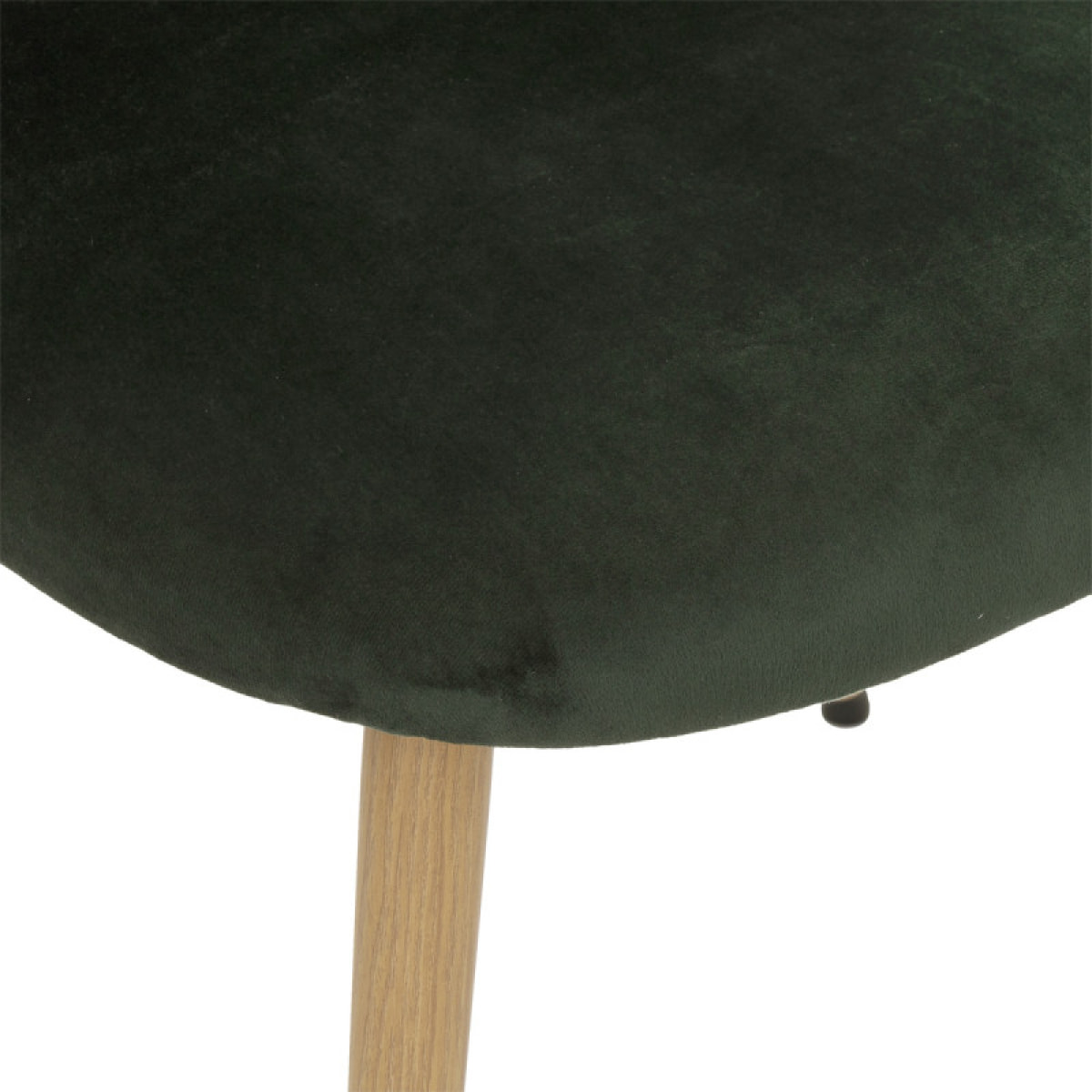 Chaise velours "Slano" Atmosphera - Couleur: Vert