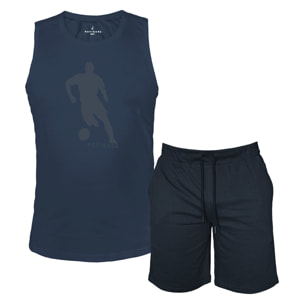 Set Completo Uomo NAVIGARE Cotone Smanicato