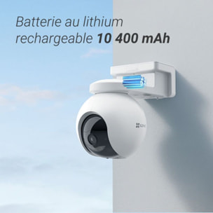 Caméra de surveillance EZVIZ EB8 4K + panneau solaire