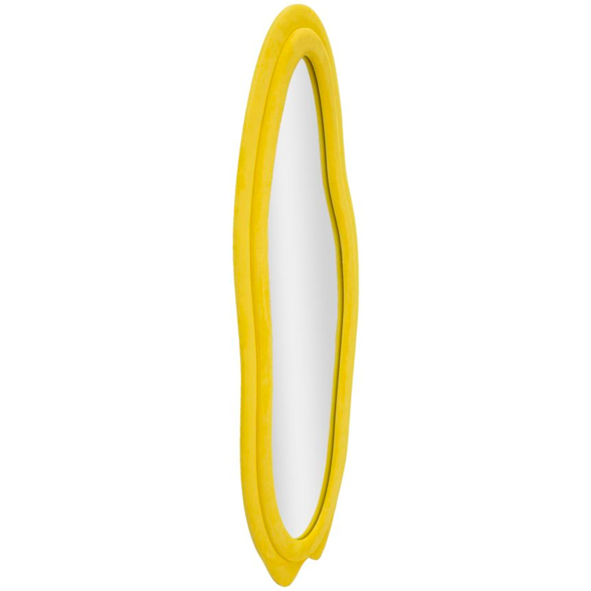 SPECCHIO DA MURO CHANELE GIALLO CM 60X4X160