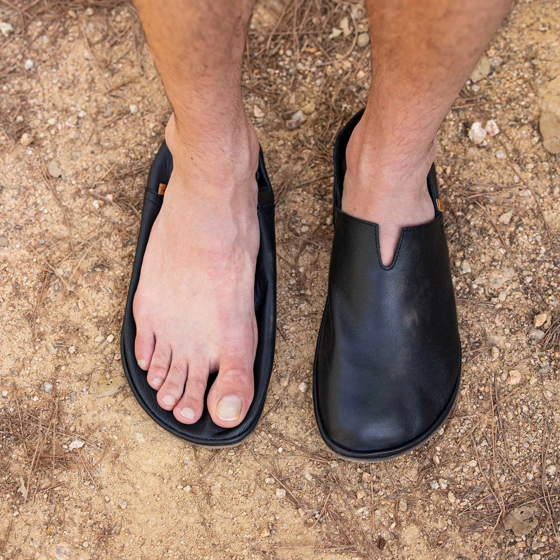 Zapatos N5673 SOFT NAPPA BLACK/ BARE color Black