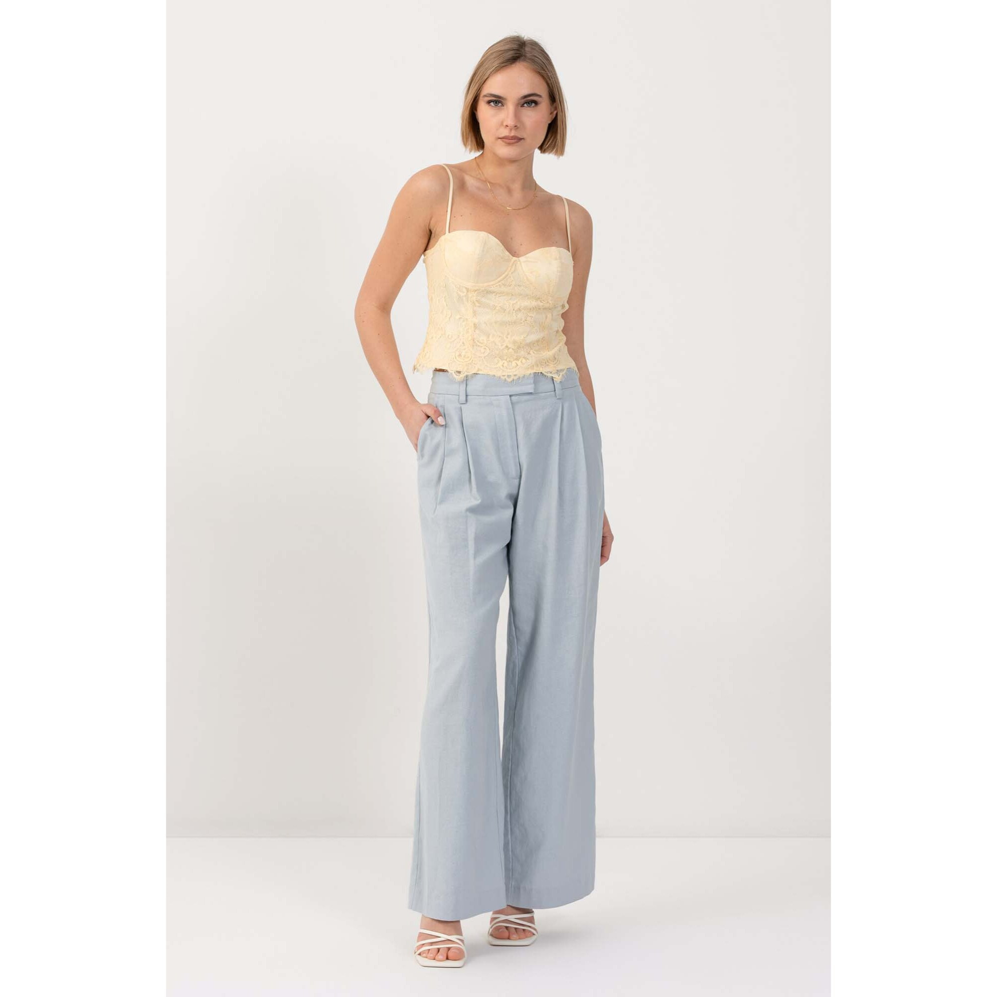 Kocca - Top bustier in pizzo Donna