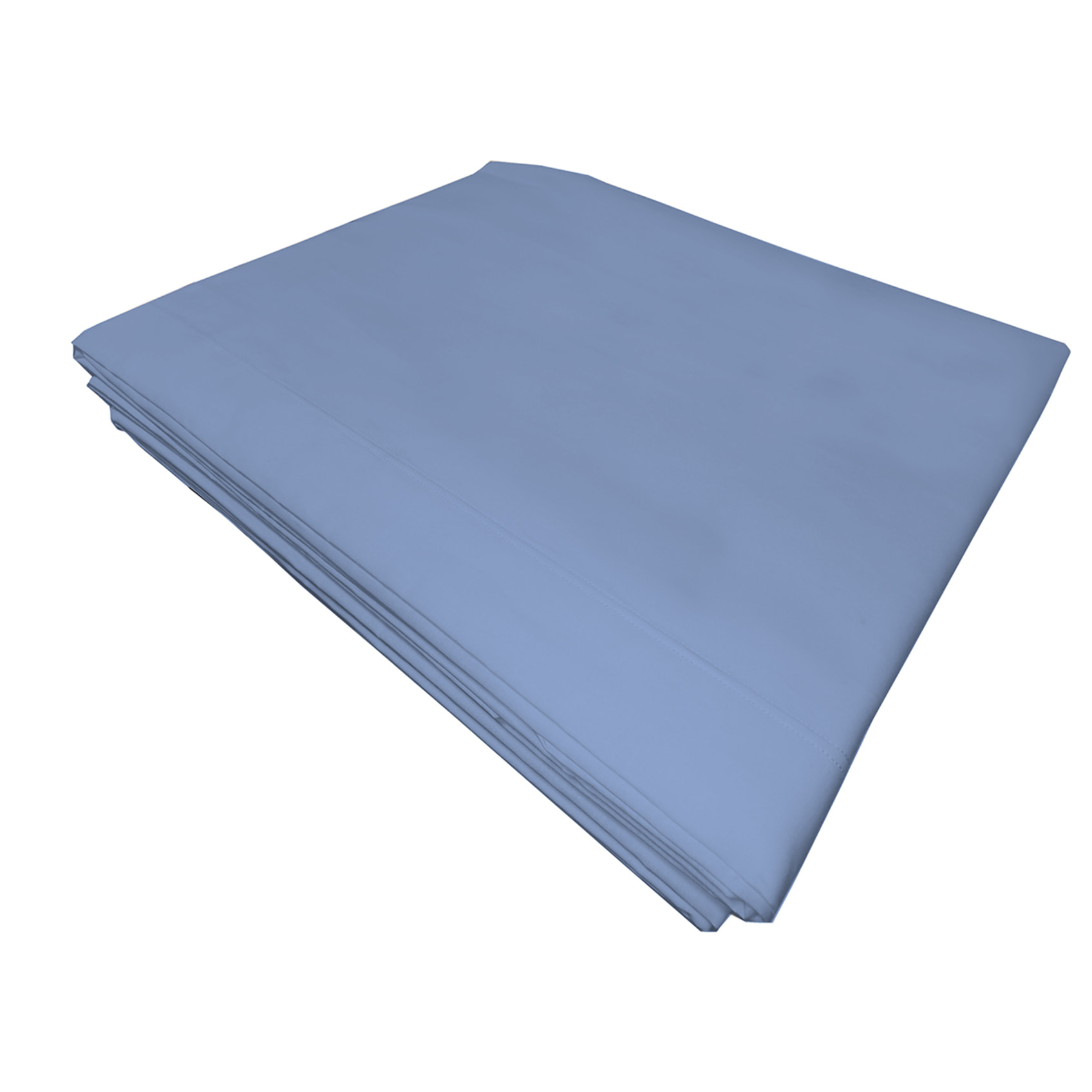 Lenzuolo sopra tinta unita azzurro