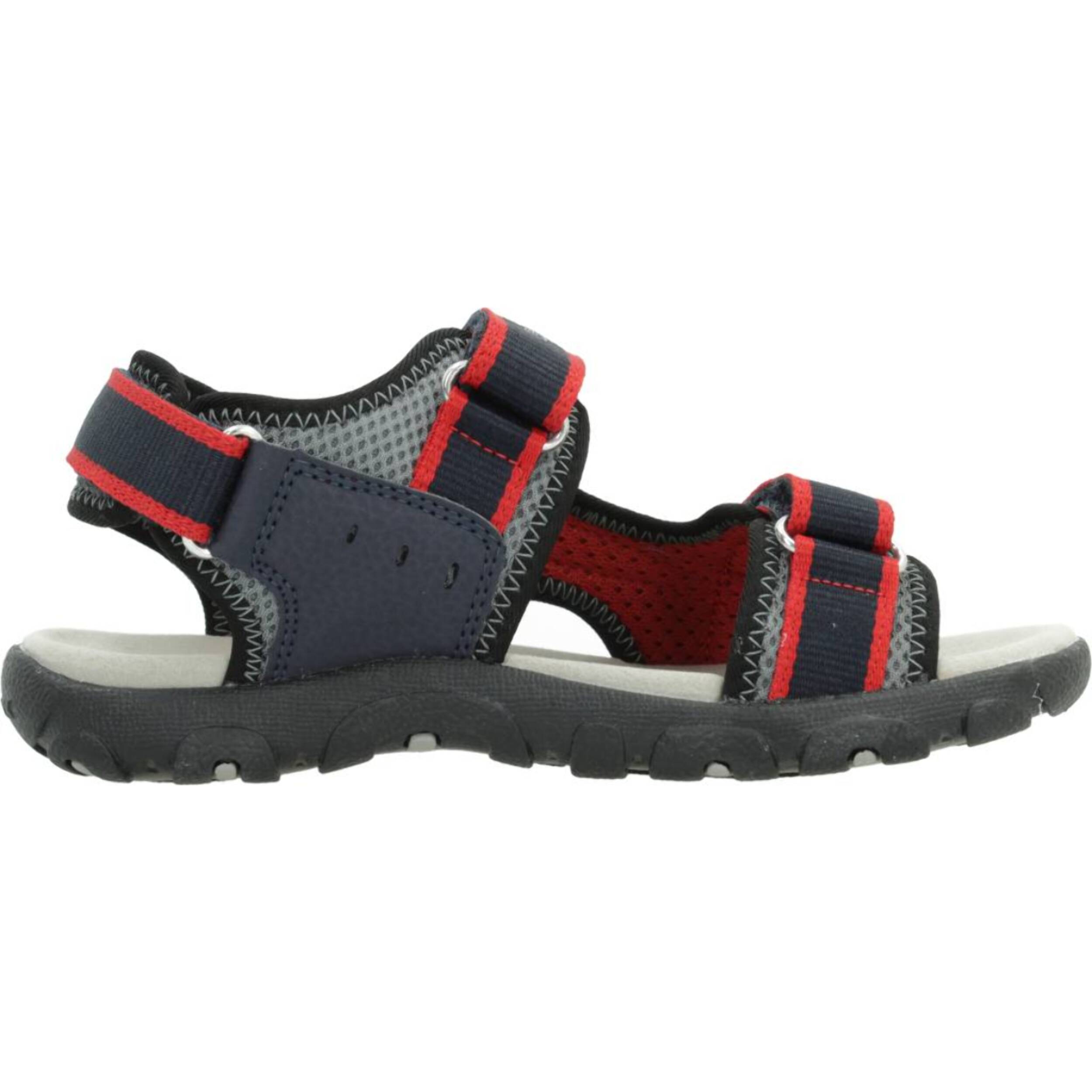 Sandalias Niño de la marca GEOX  modelo JR SANDAL STRADA A ROJO