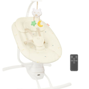 Balancelle BADABULLE Crème avec télécommande