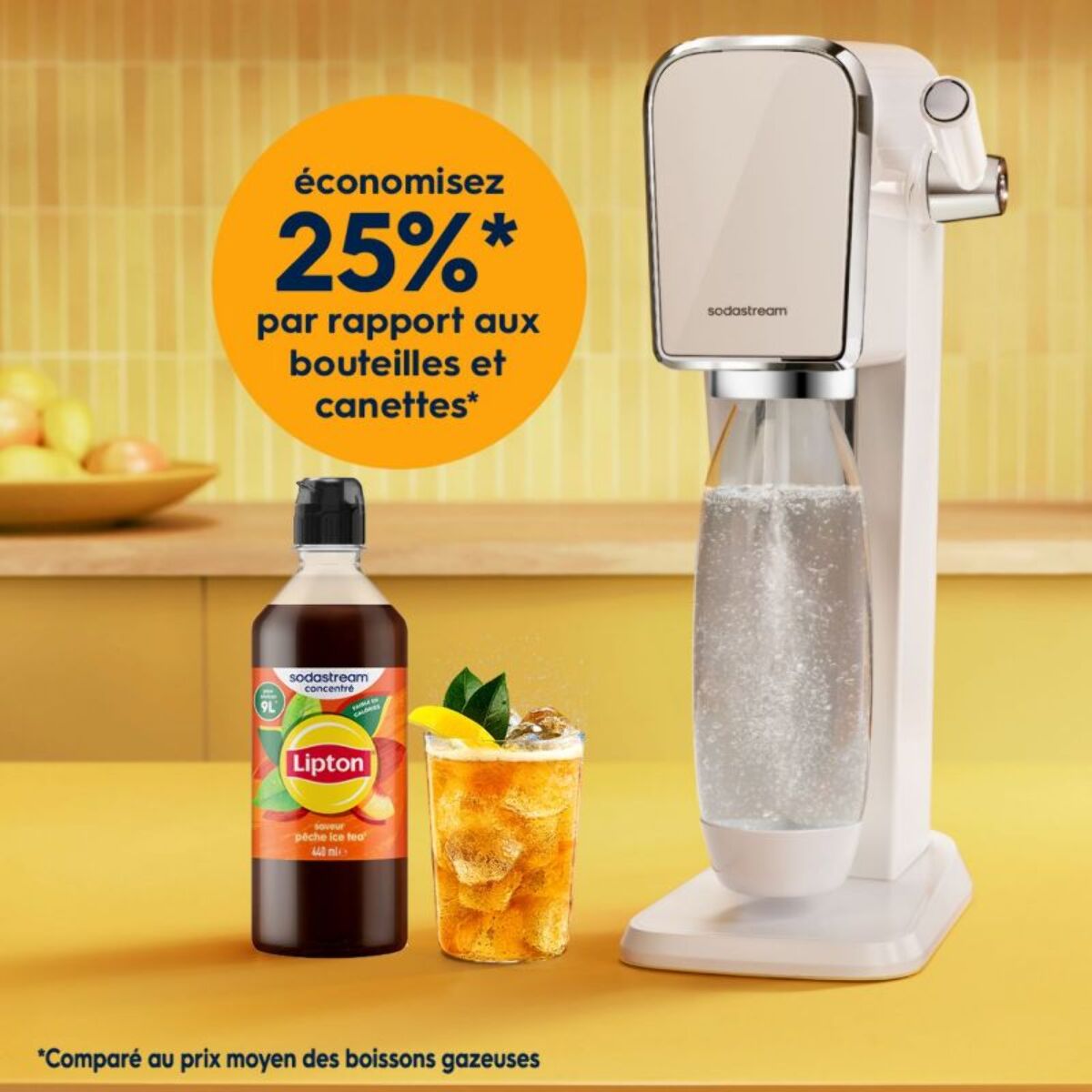 Concentré SODASTREAM Lipton Ice Tea Peche 440ml