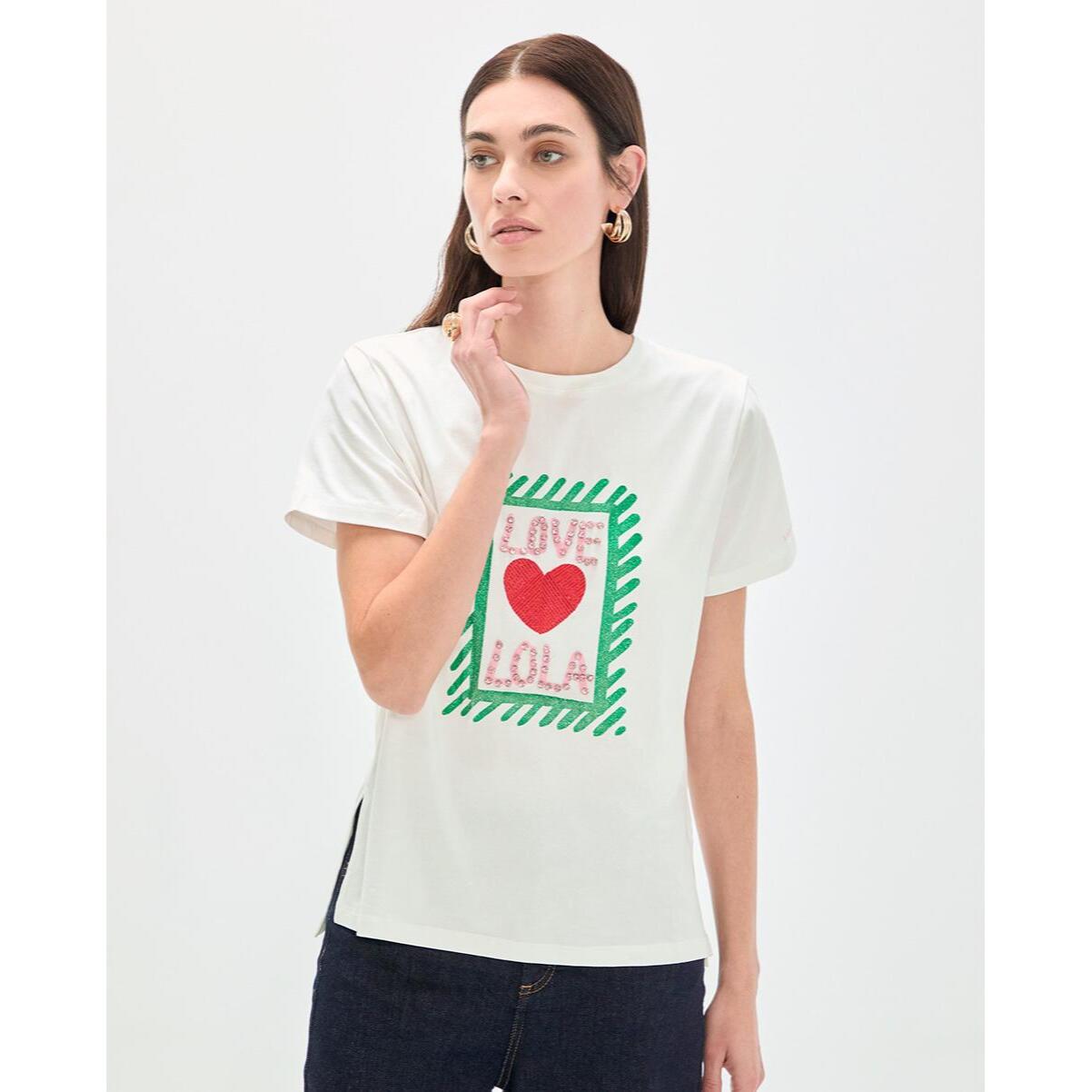 Maglietta con gioielli LOVE LOLA