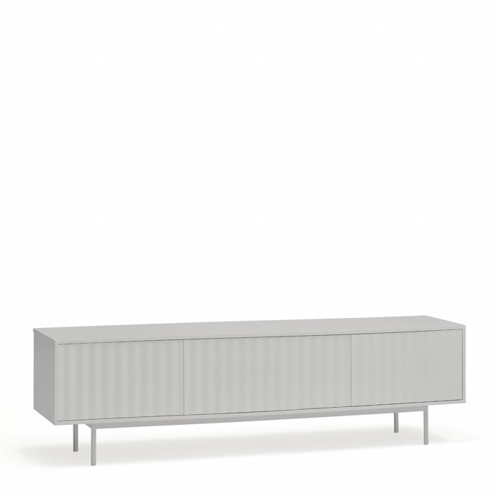 Mueble de televisión Sierra 3 puertas gris claro