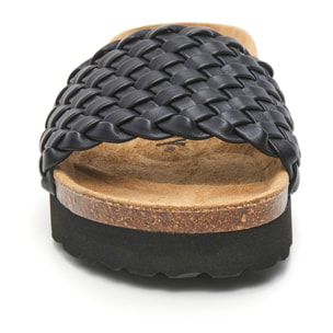 SANDALO CON ZEPPA BILLOWY NERO