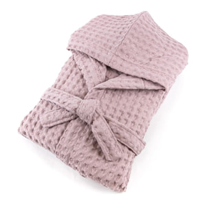 INTRECCI HOME Accappatoio Uomo e Donna, in Morbido Cotone 300 g, , Morbidezza Extra, Avvolgente, con Cappuccio e Tasche, Elegante e Confortevole,
