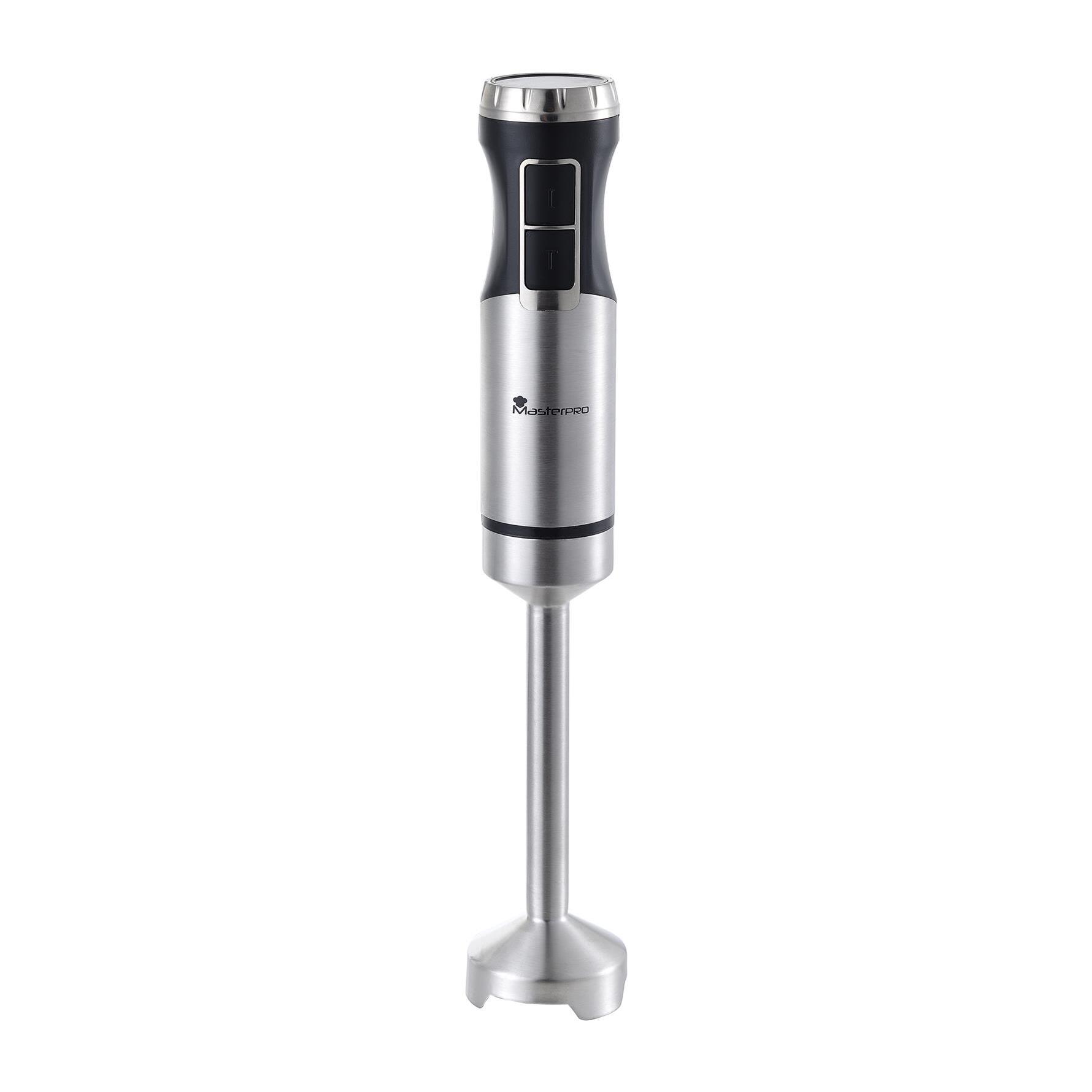 Set de batidora de mano foodies de 1000w con control de velocidad y vazo de 700ml masterpro