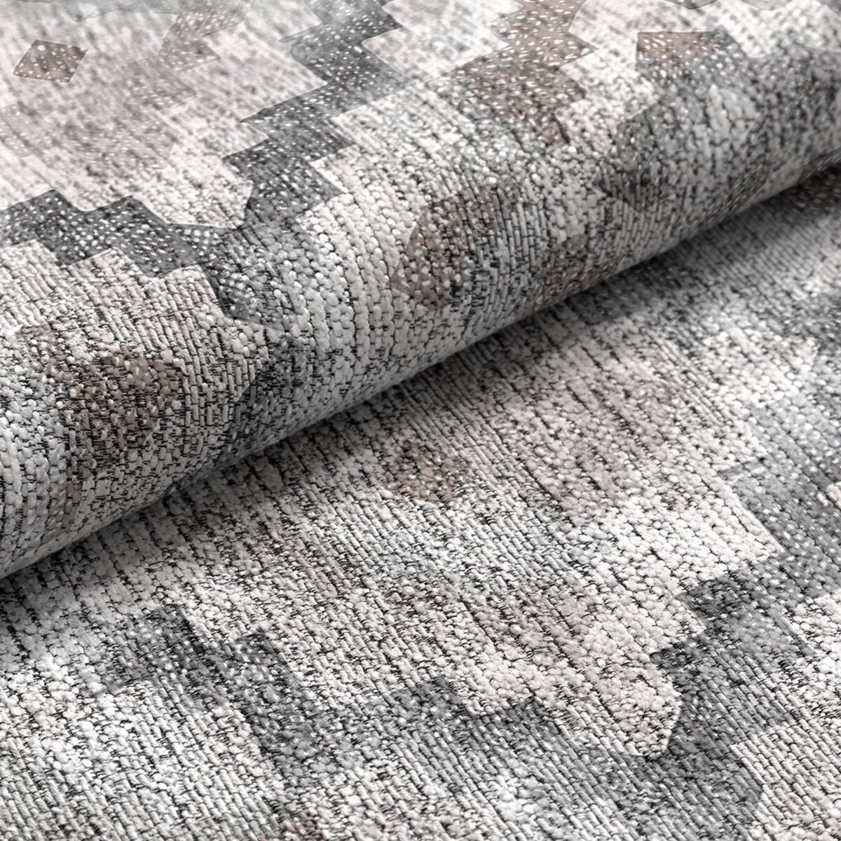 Alfombra decorativa JENSEN gris. Varias medidas disponibles