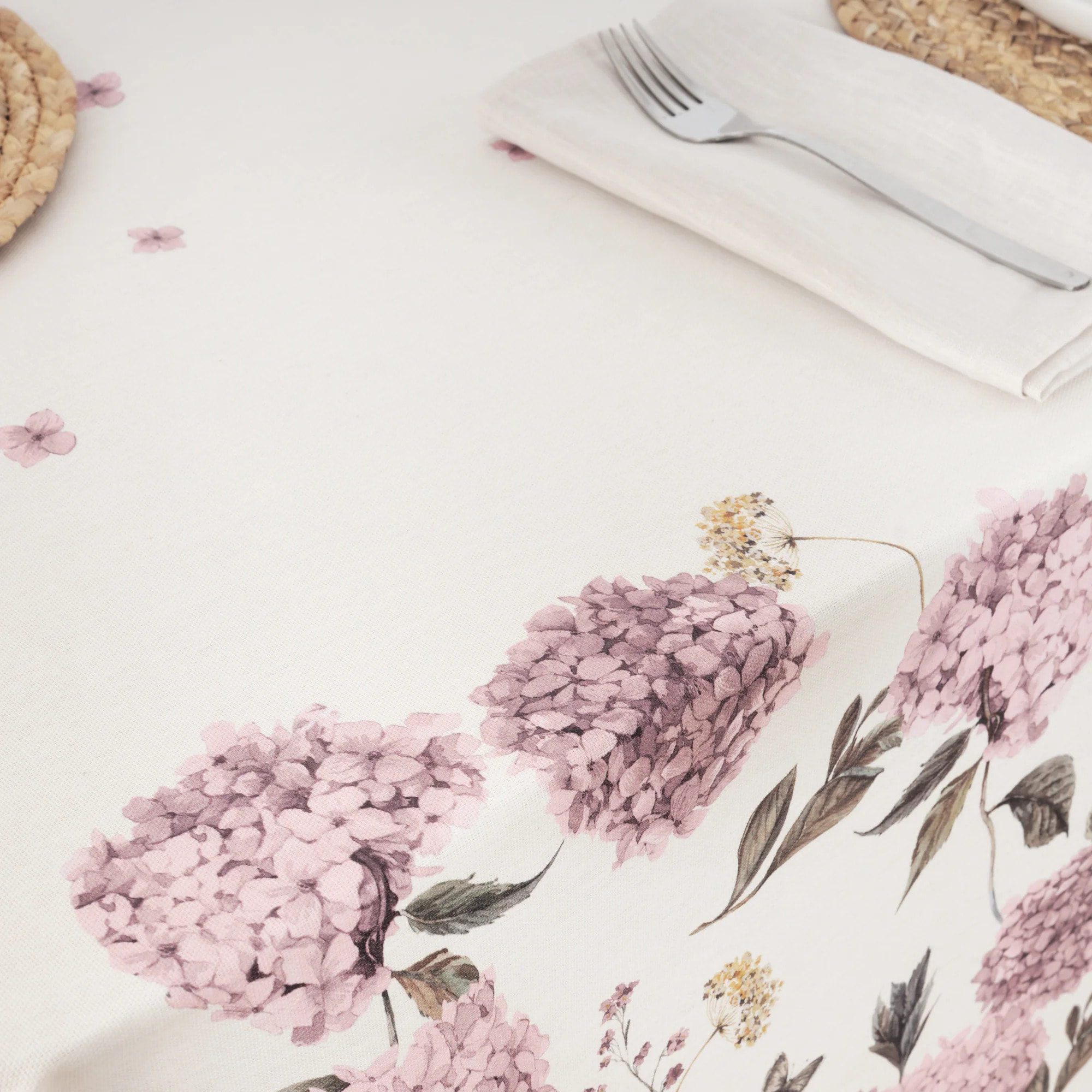 Nappe en résine anti-taches Nilo Bleu