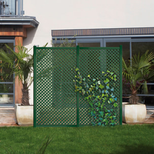 Panel Decorativo Pp 25 Mm Privat 1x2 M Verde
