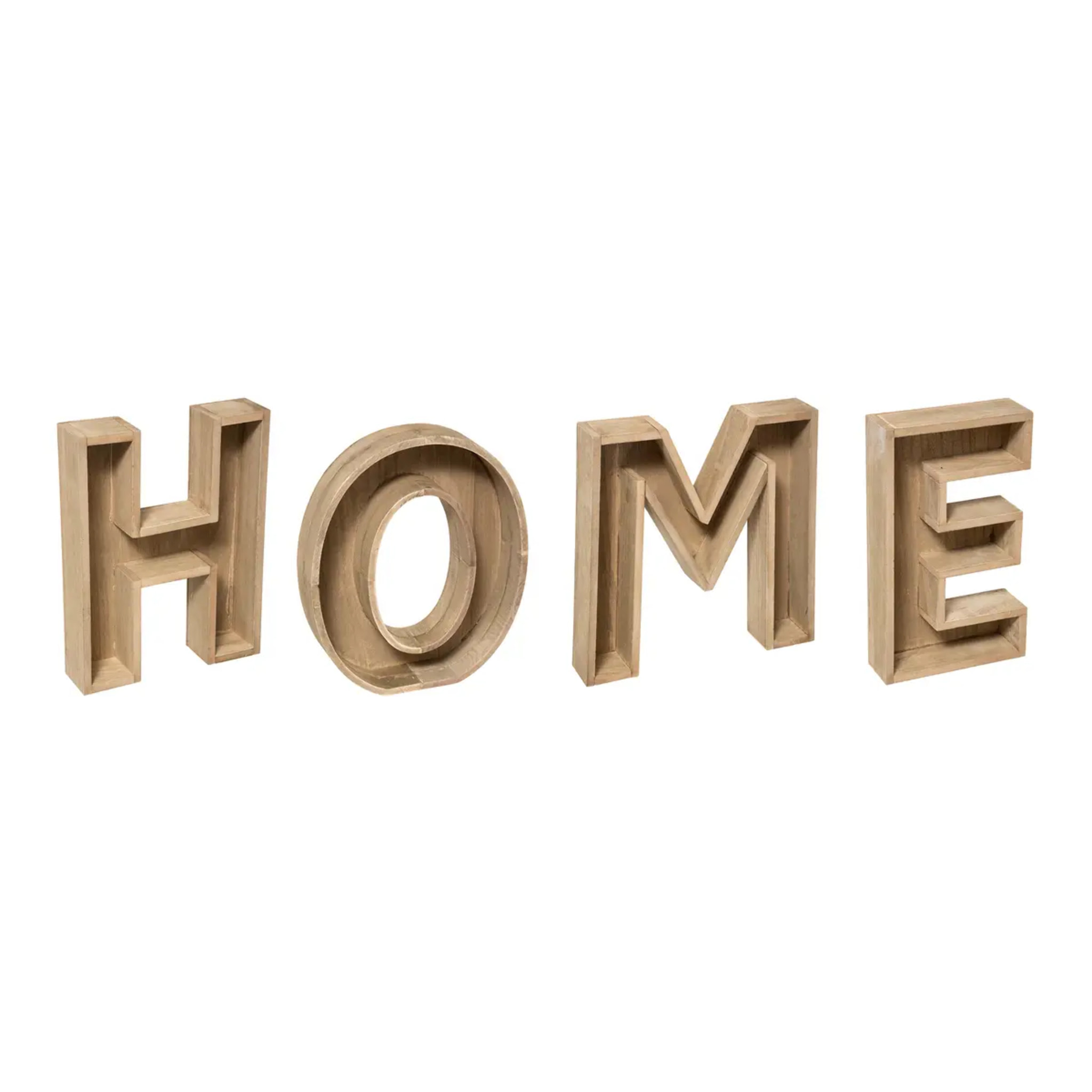 Mot à poser "Home" - bois H26 cm