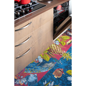 Tappeto da pavimento Excelsa Rhapsody poliestere e cotone 55x180x0,7 cm multicolore